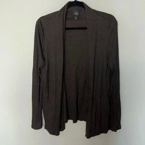 Eileen Fisher Brown Cardigan 100% Viscose Women’s Small Professional Business
